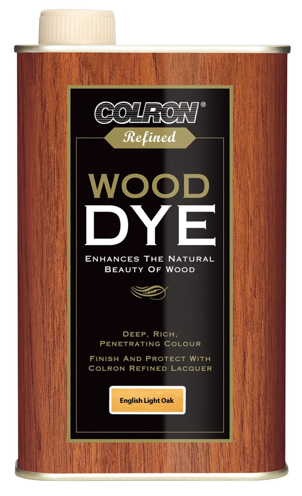 Colron Refined English Light Oak Matt Wood Dye, 0.5L