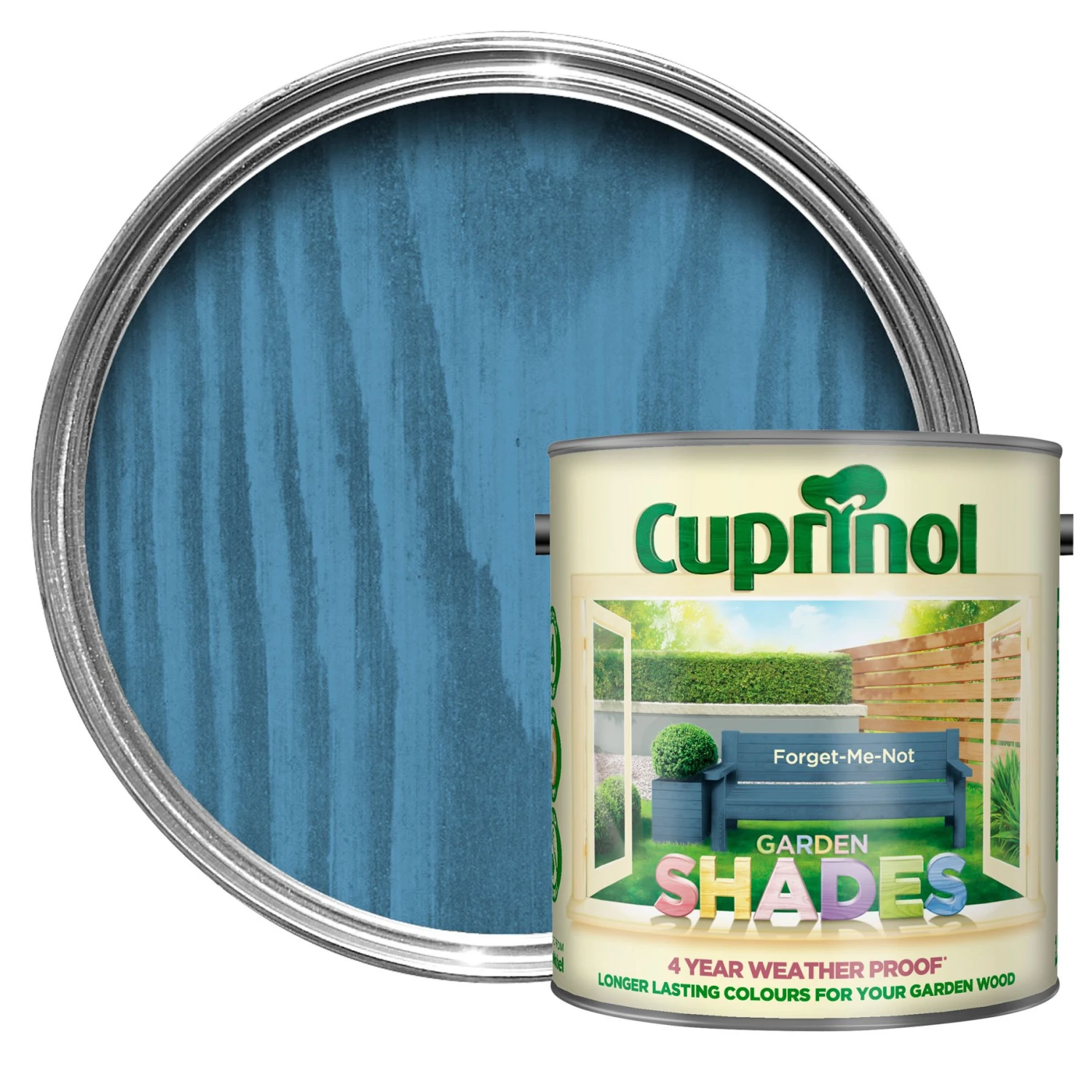 Cuprinol Garden Shades Forget Me Not Matt Exterior Wood Paint, 5L