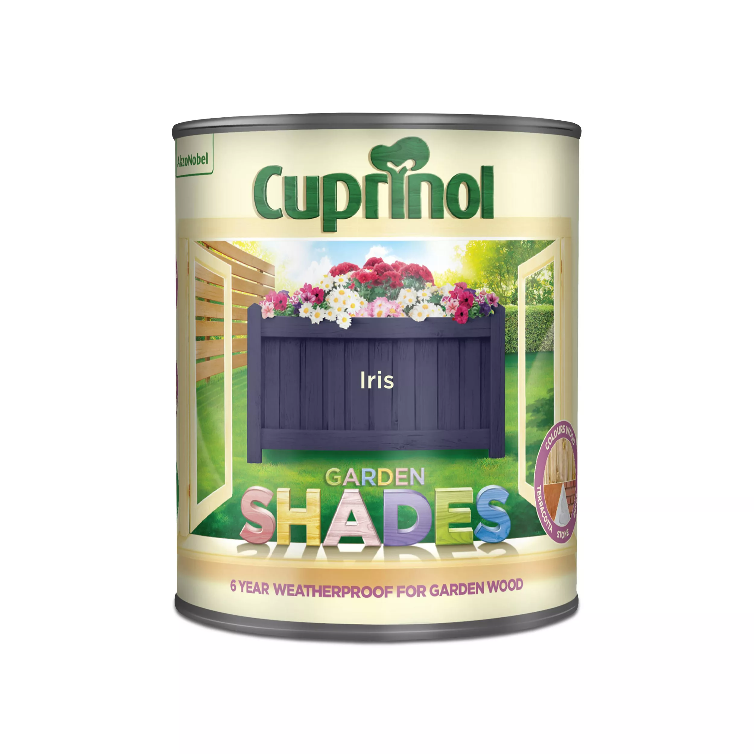 Cuprinol Garden Shades Iris Matt Multi-surface Exterior Wood Paint, 1L - Image 2