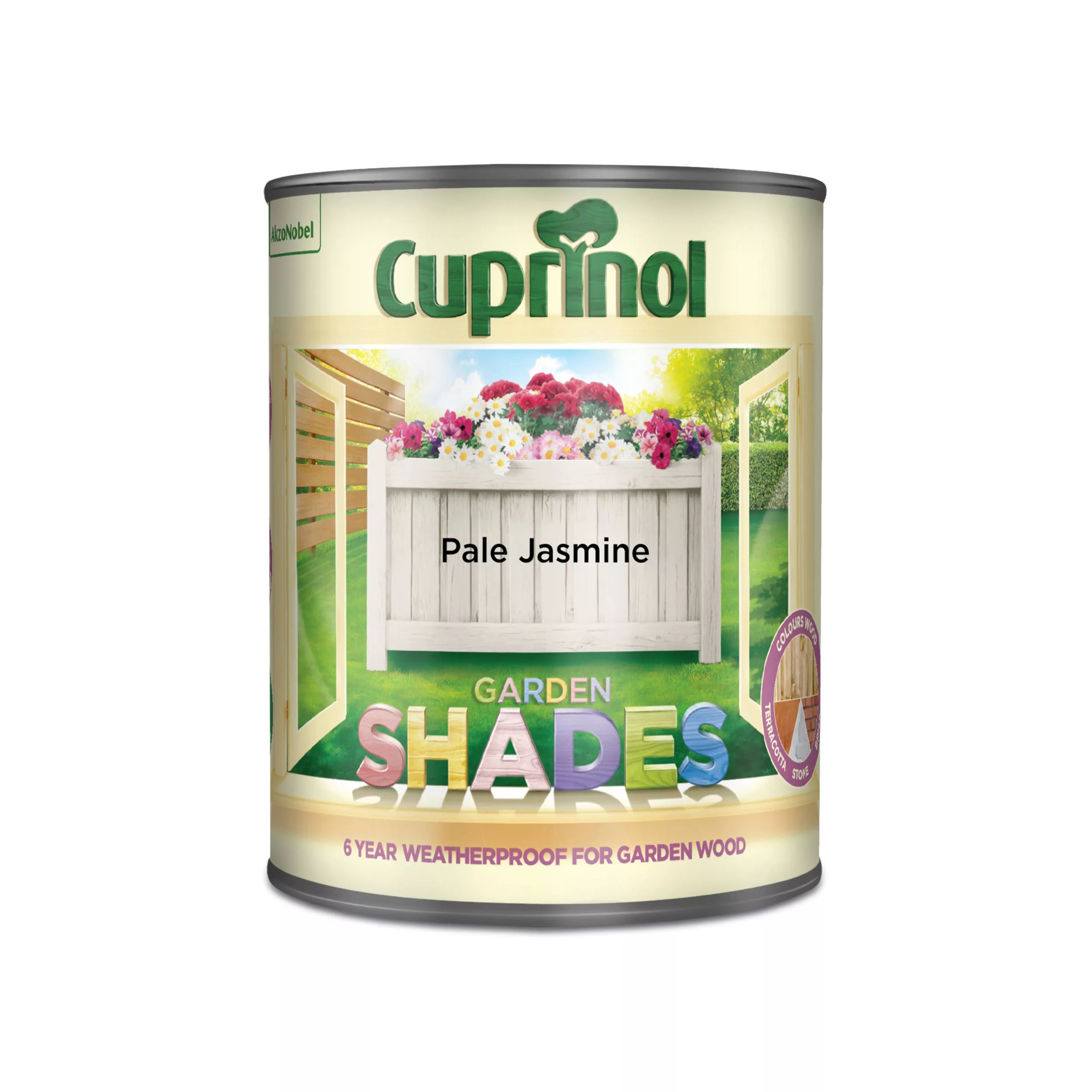 Cuprinol Garden Shades Pale Jasmine Matt Multi-surface Exterior Wood Paint, 1L - Image 2