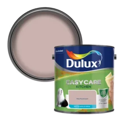Dulux Easycare Kitchen Pink Parchment Matt Wall Paint, 2.5L
