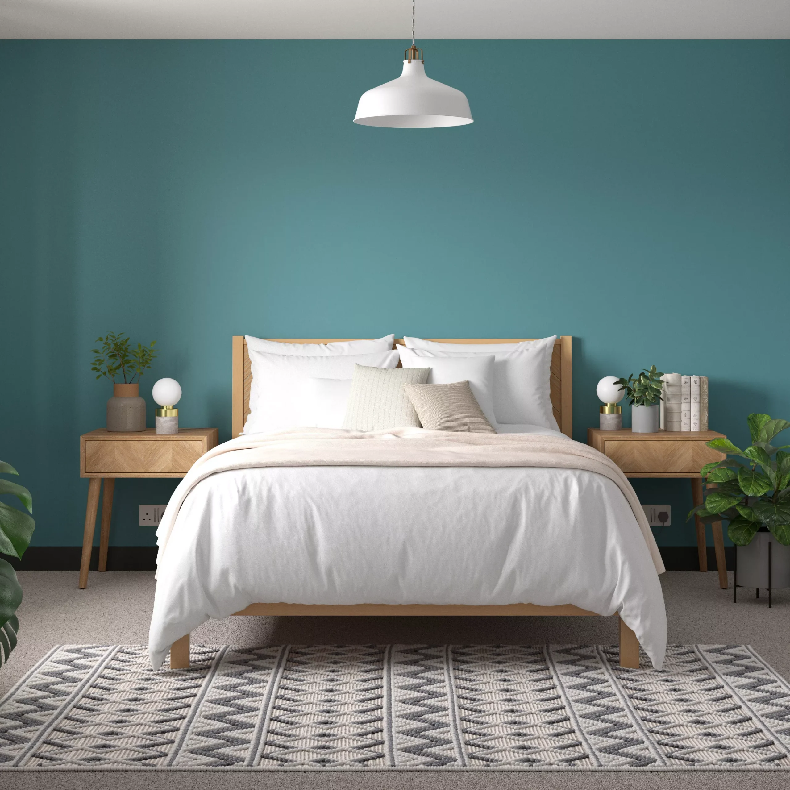 Dulux Easycare Washable & Tough Teal Voyage Matt Wall Paint, 2.5L - Image 4