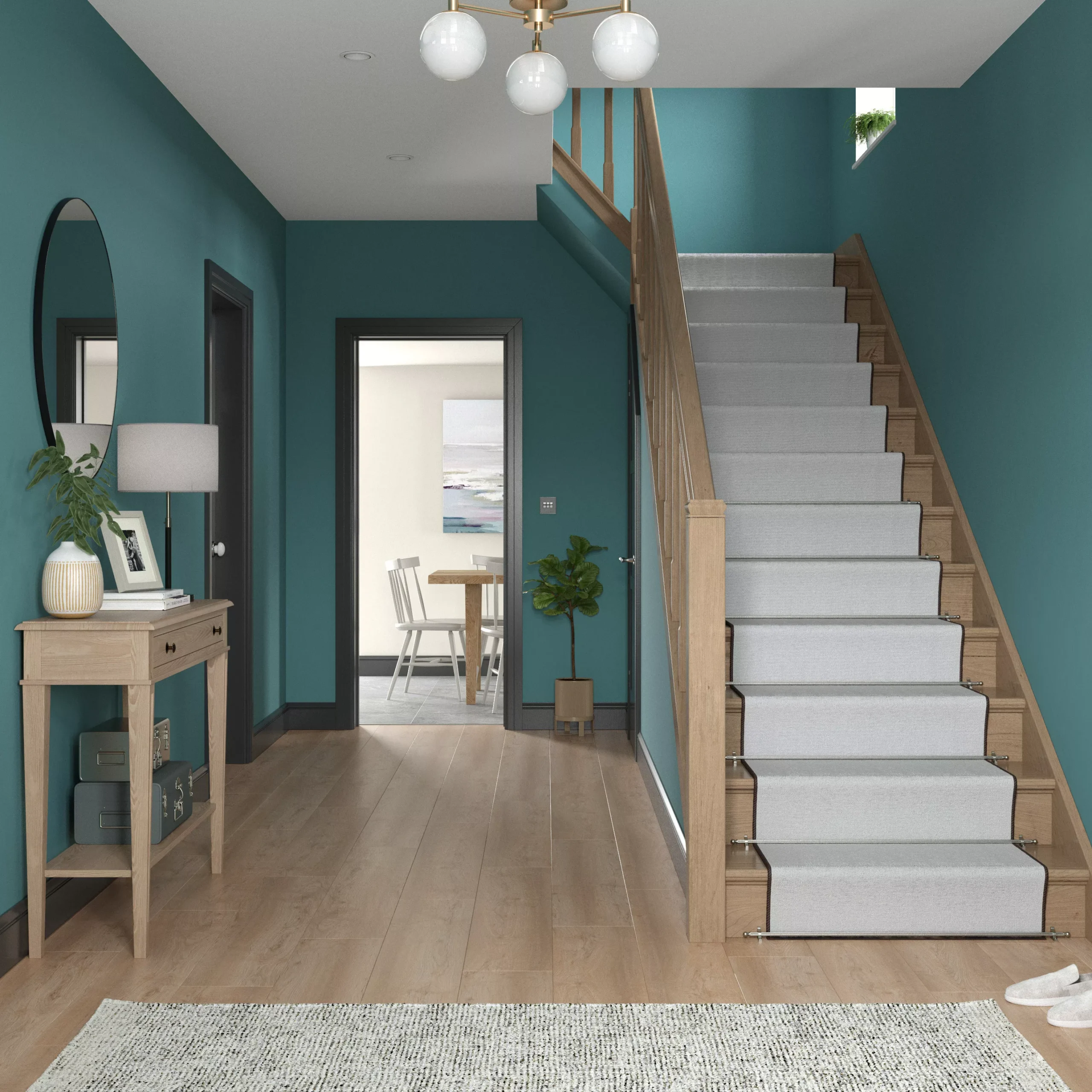 Dulux Easycare Washable & Tough Teal Voyage Matt Wall Paint, 2.5L - Image 5