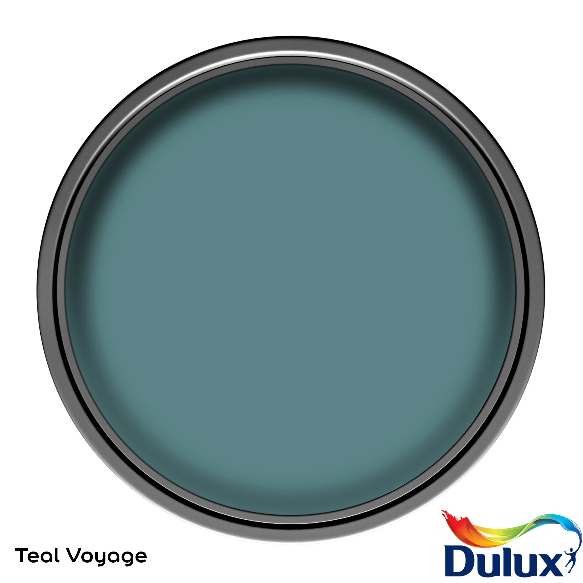 Dulux Easycare Washable & Tough Teal Voyage Matt Wall Paint, 2.5L - Image 3