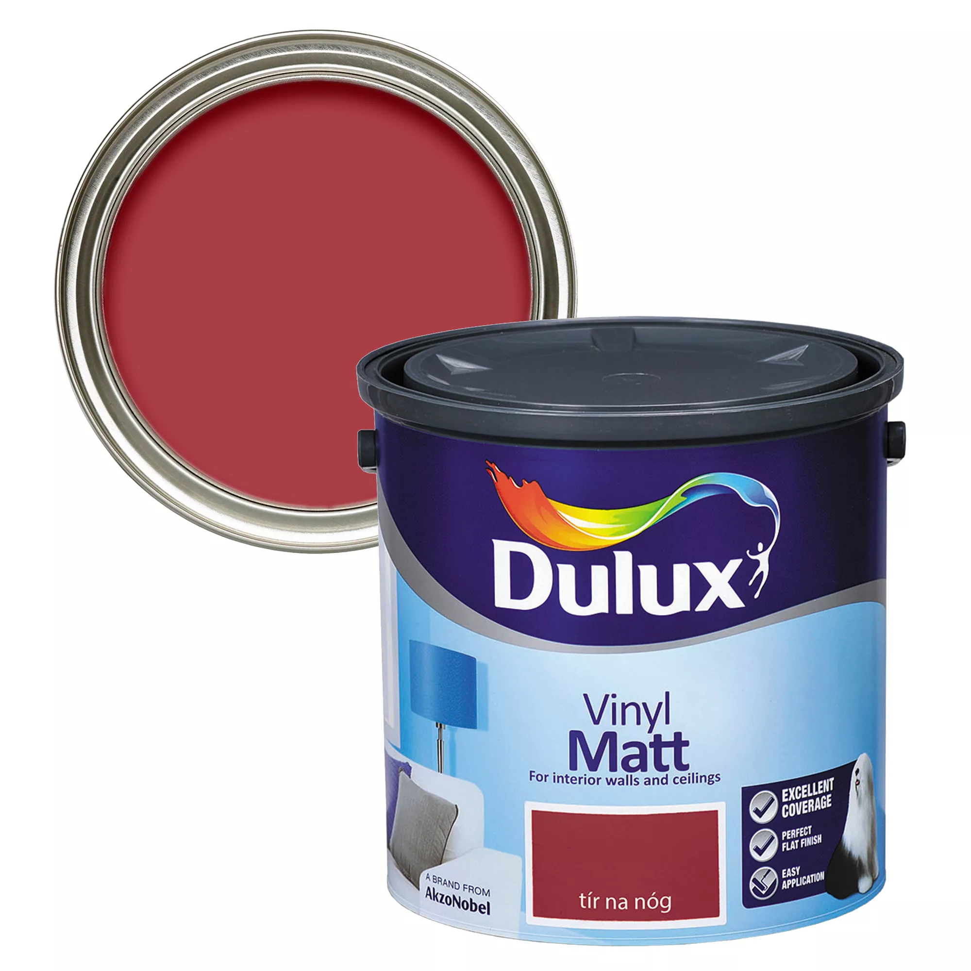 Dulux Tir Na Nog Vinyl Matt Emulsion Paint, 2.5L