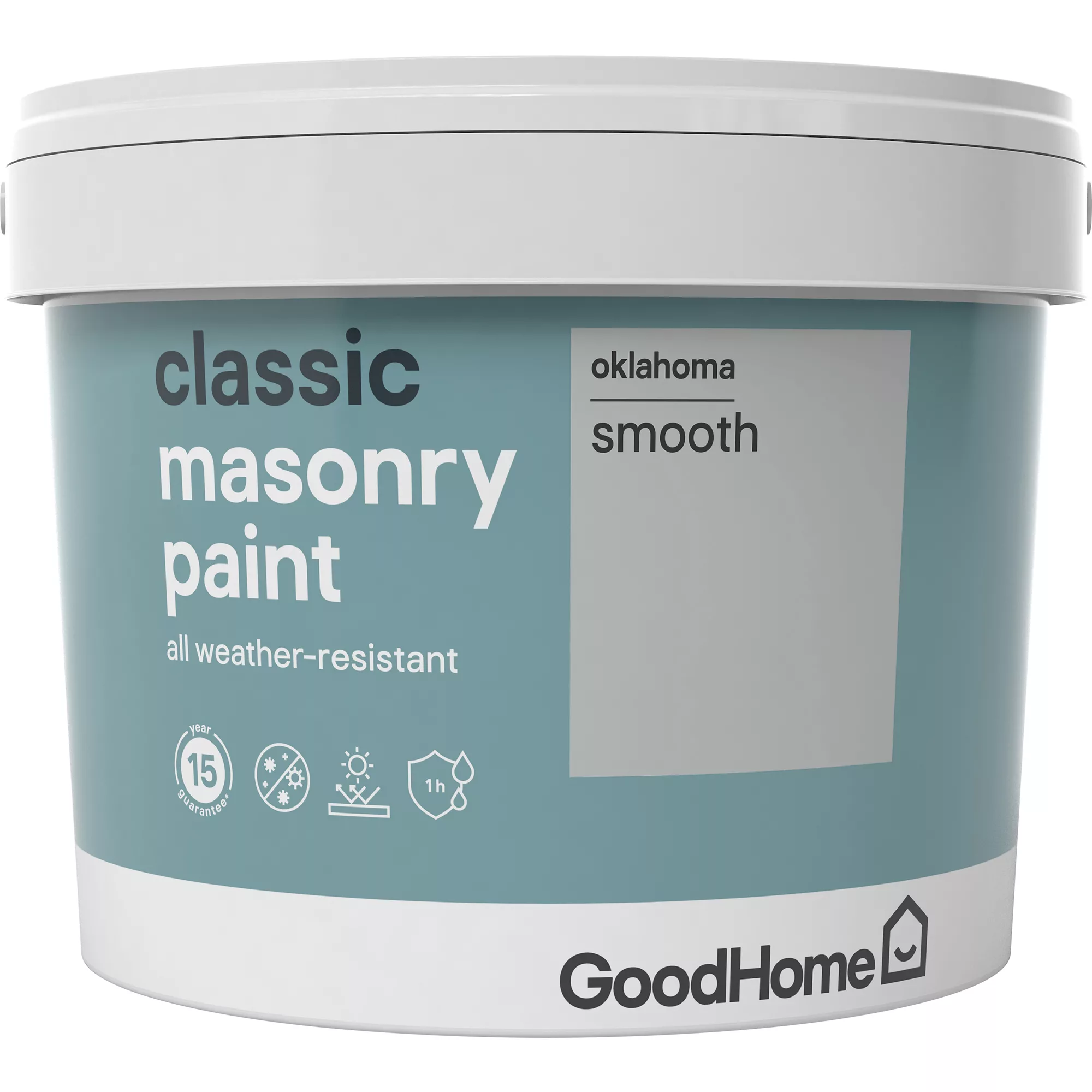 GoodHome Classic Oklahoma Smooth Matt Masonry Paint, 10L - Image 2