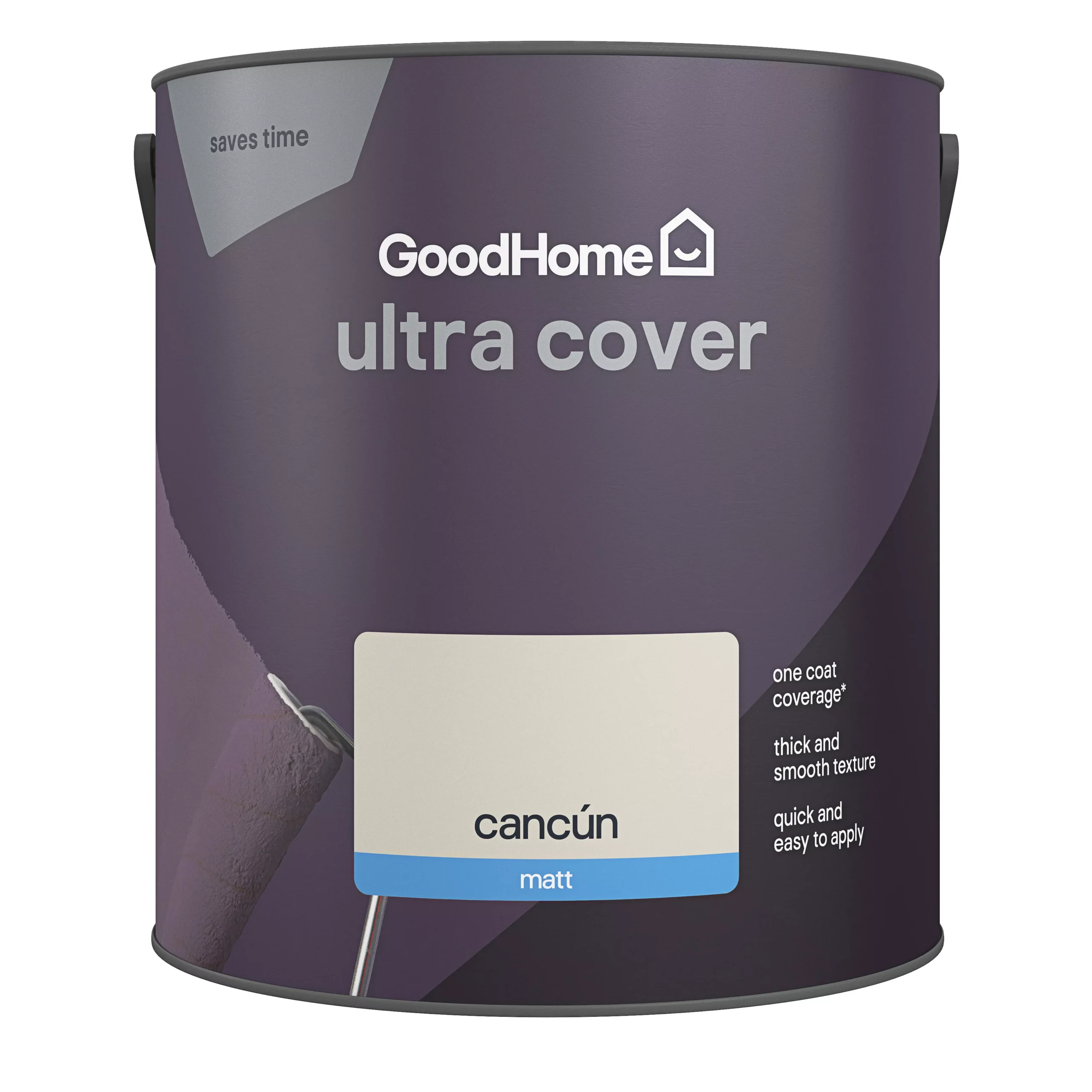 GoodHome Ultra Cover CancĂșn Matt Emulsion Paint, 2.5L - Image 3