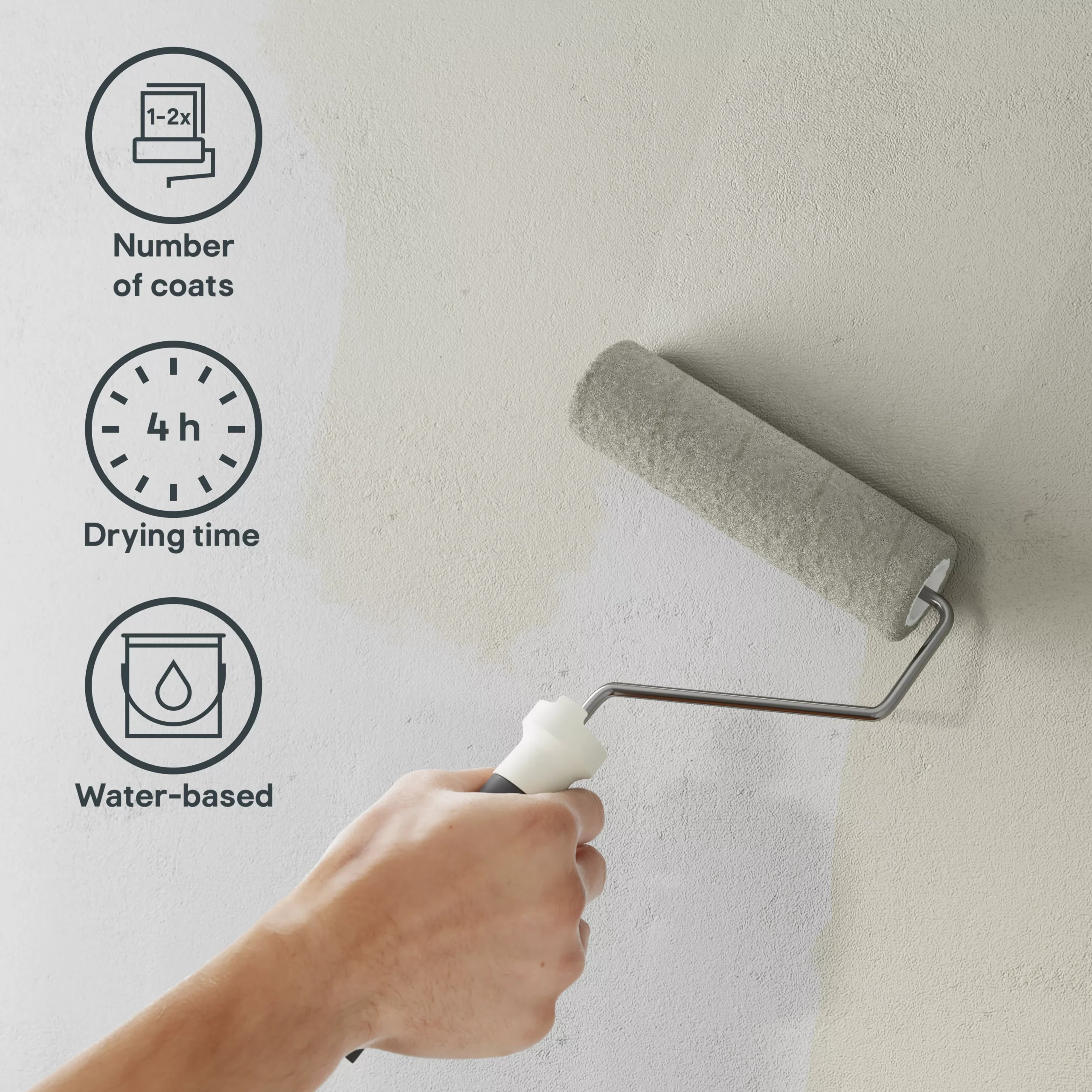 GoodHome Ultra Cover CancĂșn Matt Emulsion Paint, 2.5L - Image 7