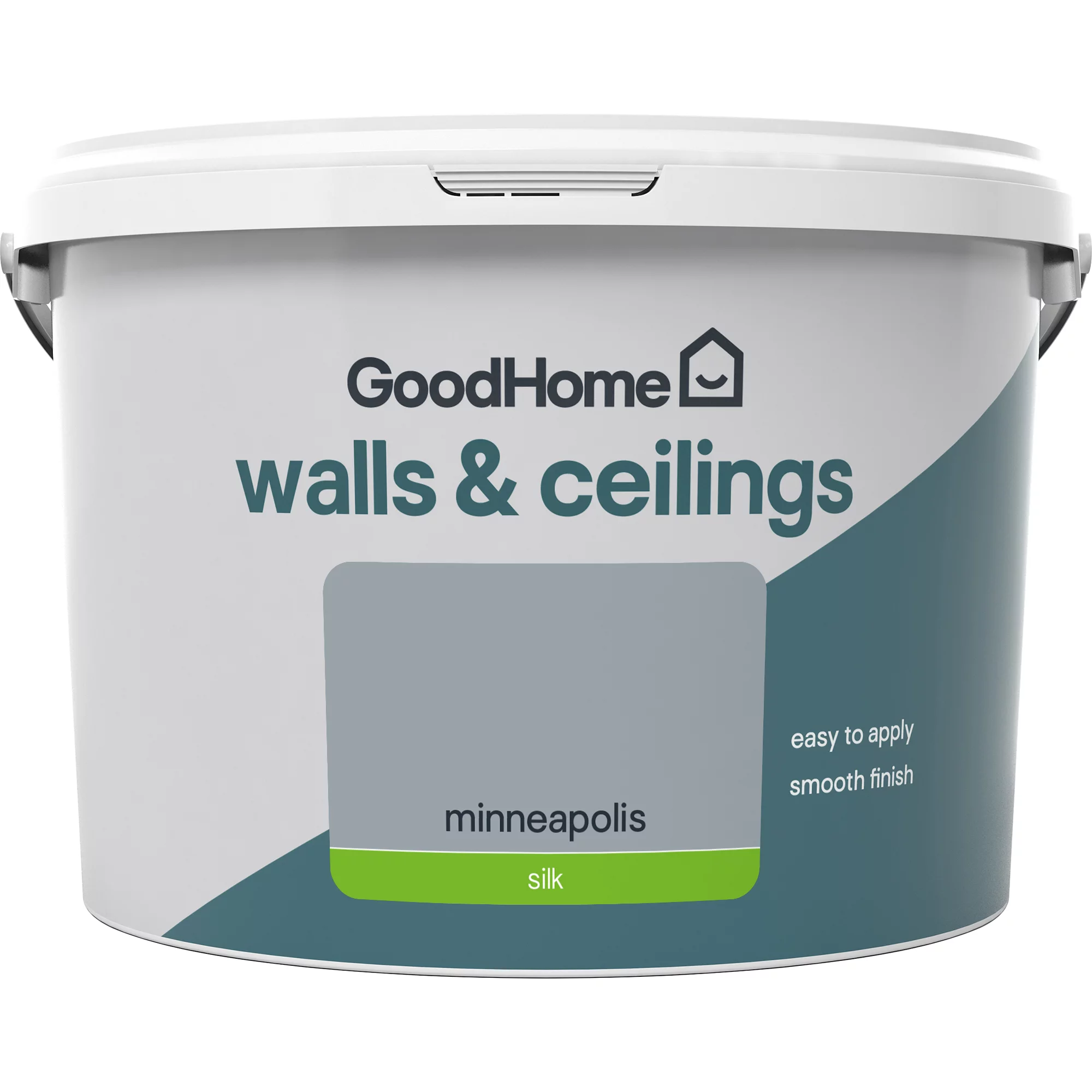 GoodHome Walls & Ceilings Minneapolis Silk Emulsion Paint, 2.5L - Image 2
