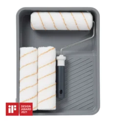 GoodHome Woven Polyester Medium Pile Roller Kit, 5 Pieces