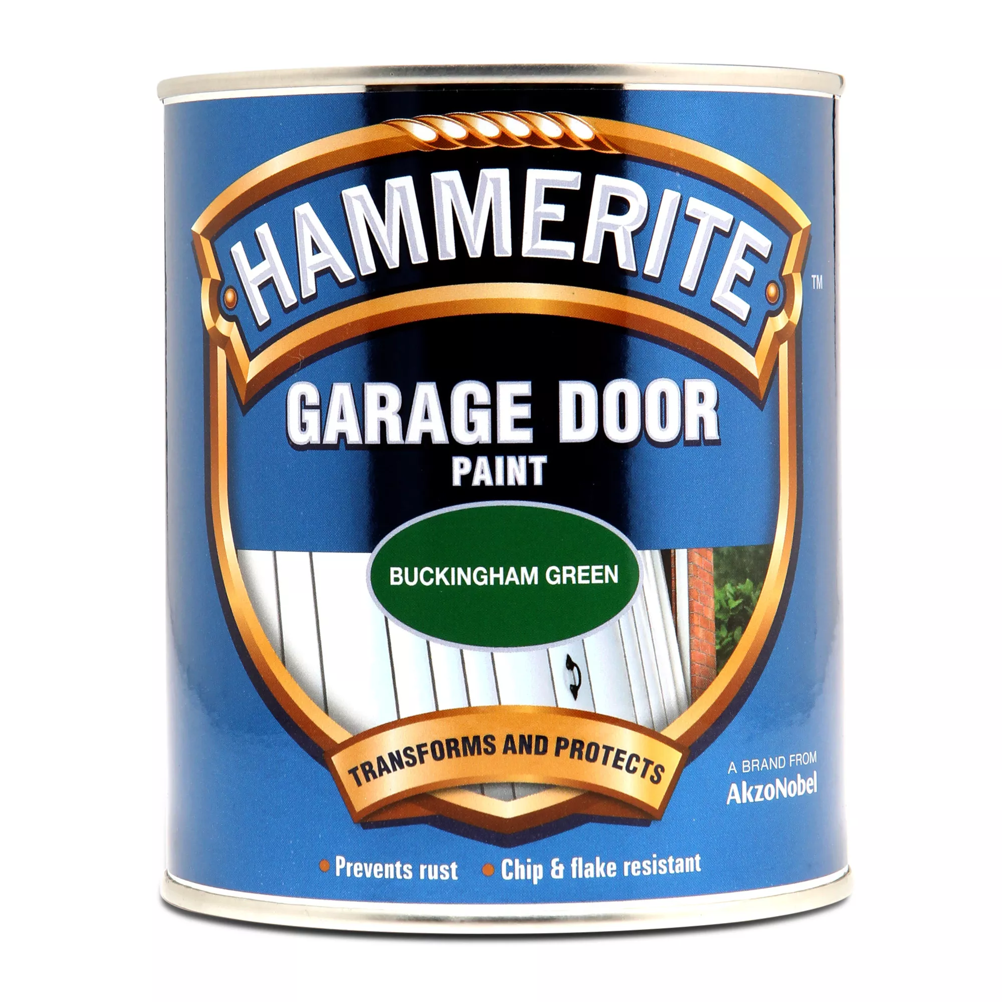 Hammerite Buckingham Green High Gloss Garage Door Paint, 750ml - Image 2