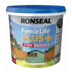 Ronseal Fence Life Plus Sage Matt Fence & Shed Treatment, 5L