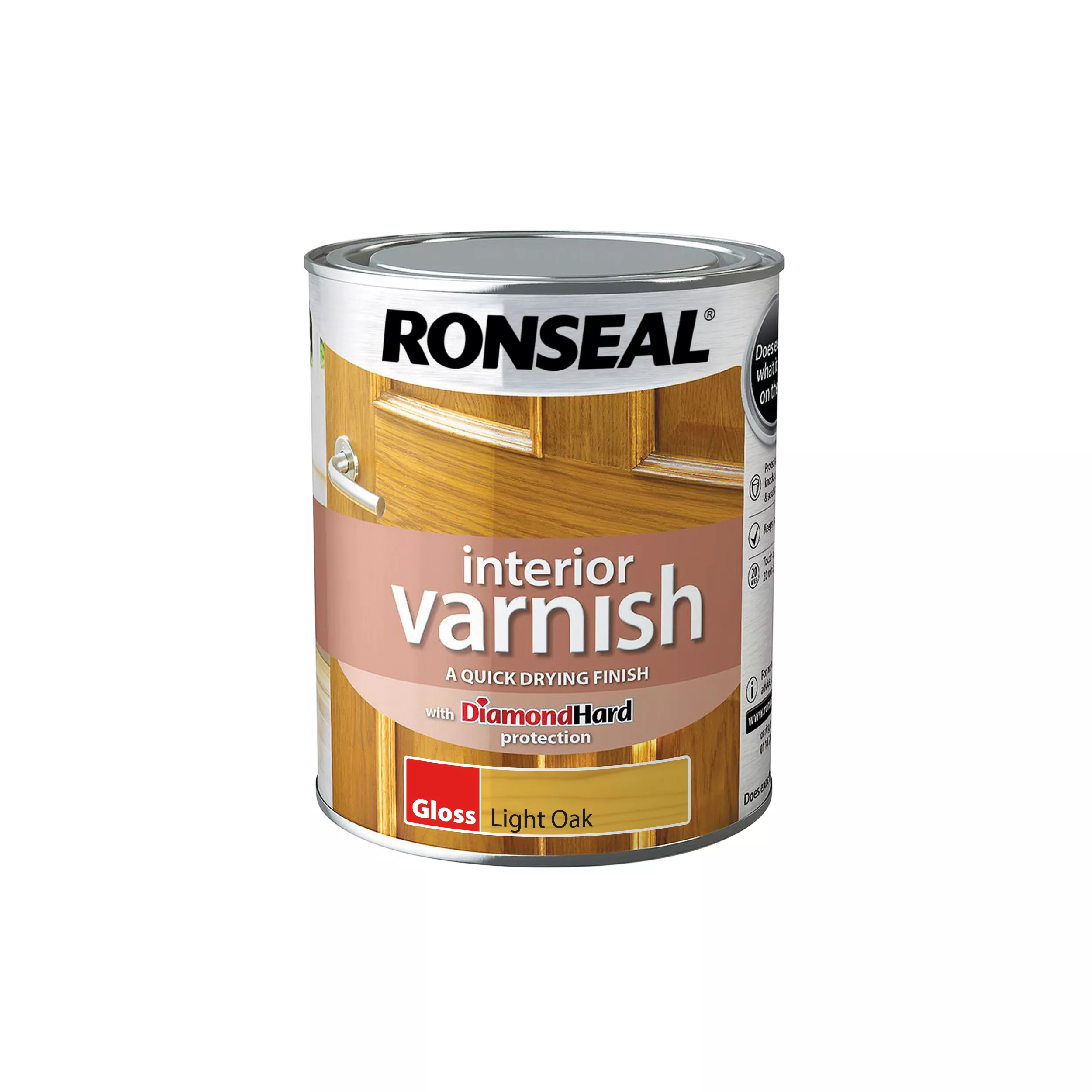 Ronseal Interior Oak Gloss Varnish, 750ml - Image 2