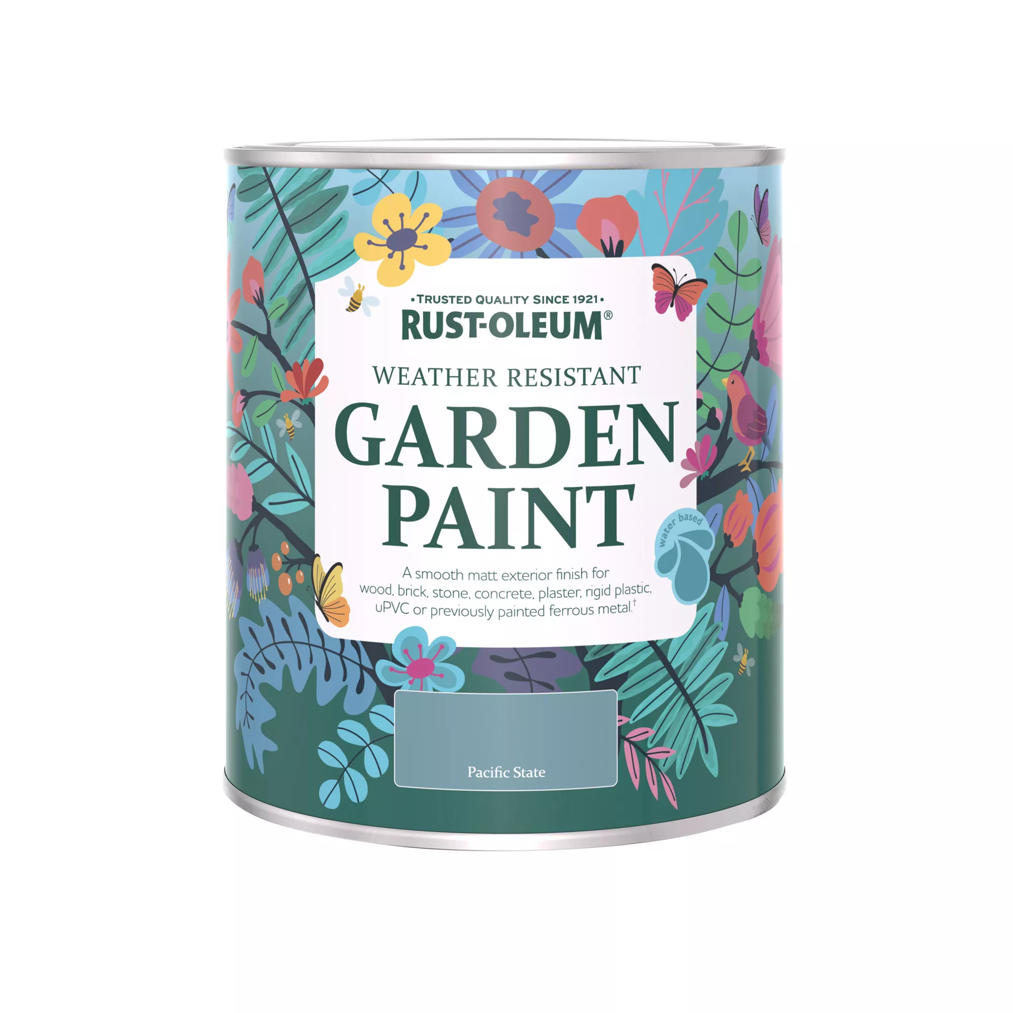 Rust-Oleum Garden Paint Pacific State Matt Multi-surface Garden Paint, 750ml Tin - Image 2