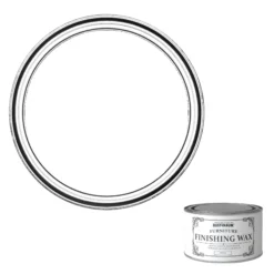 Rust-Oleum White Matt Furniture Wax Finishing Wax, 0.4L