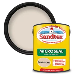 Sandtex Ultra Smooth Sandstone Masonry Paint, 5L
